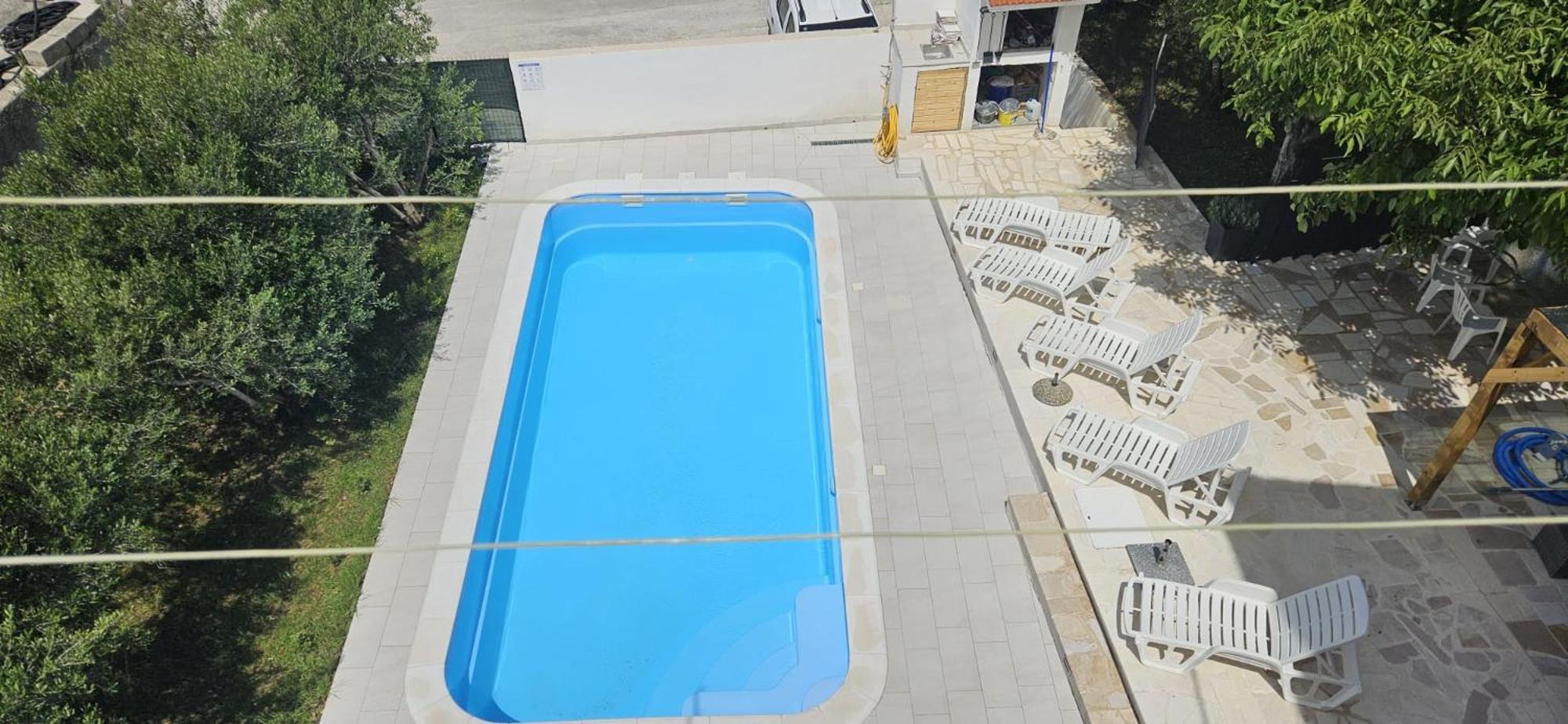 Apartman Mia With Pool1 Split Eksteriør billede
